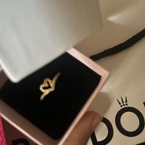 pandora gold ring size 7